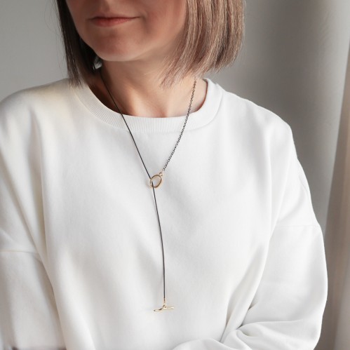 287 | Minimalistinė juodinta grandinėlė