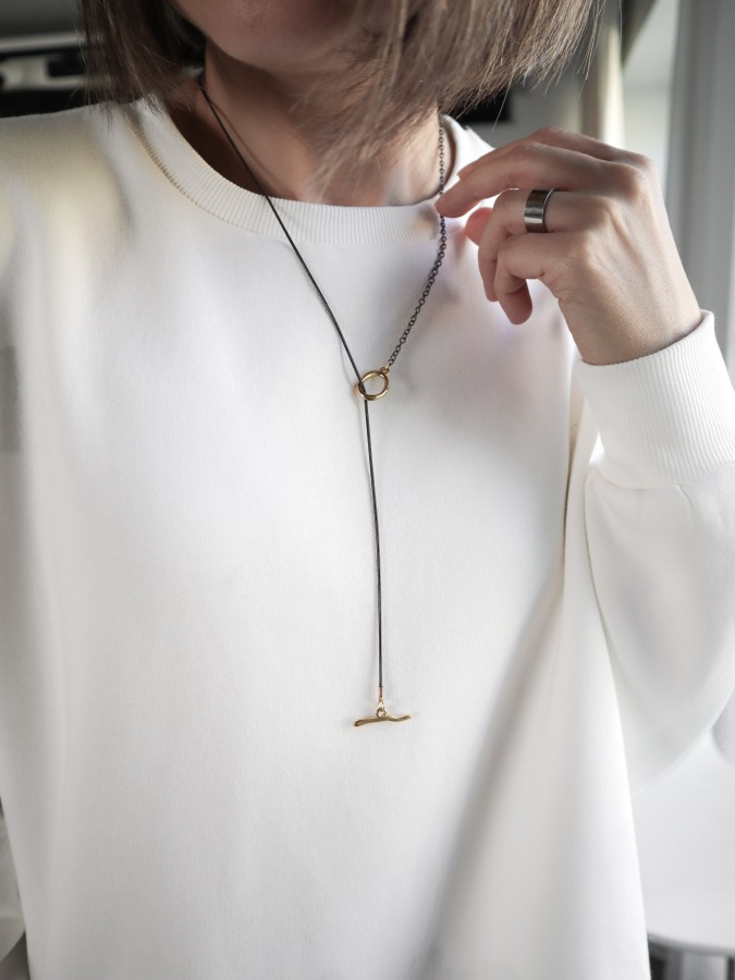 287 | Minimalistinė juodinta grandinėlė