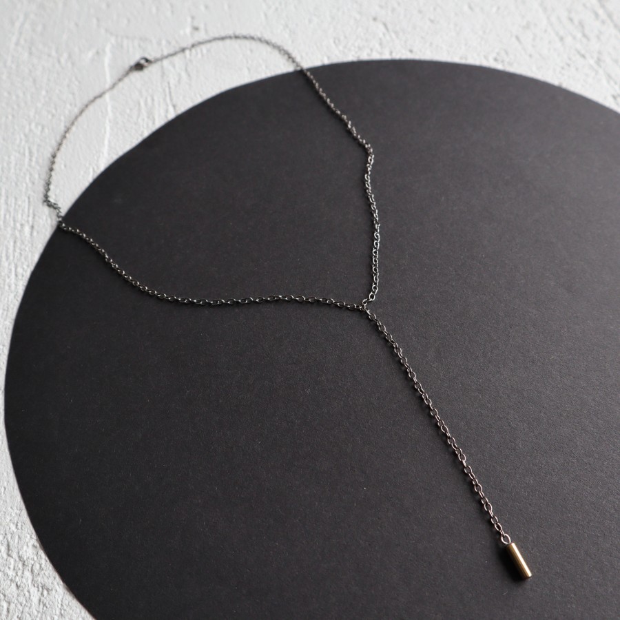 305 | Minimalistinė juodinta grandinėlė